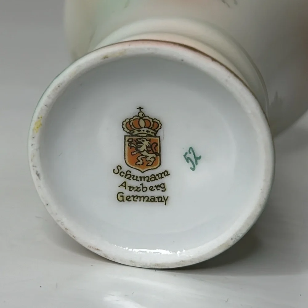 Schumann Arzberg Germany 🌹 Vintage Floral Small Porcelain Bud Vase #52 - Picture 10 of 16